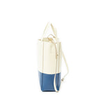 Celine Small Vertical Cabas Tote Ivory Blue Gray Leather — view 3