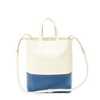 Celine Small Vertical Cabas Tote Ivory Blue Gray Leather — view 5