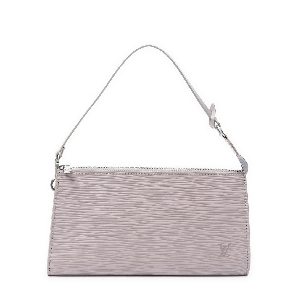 Louis Vuitton Pochette Lilac Epi Handbag