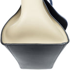 Celine Tricolor Trapeze Black Beige Blue Smooth Leather Shoulder — view 8