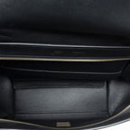 Celine Tricolor Trapeze Black Beige Blue Smooth Leather Shoulder — view 9
