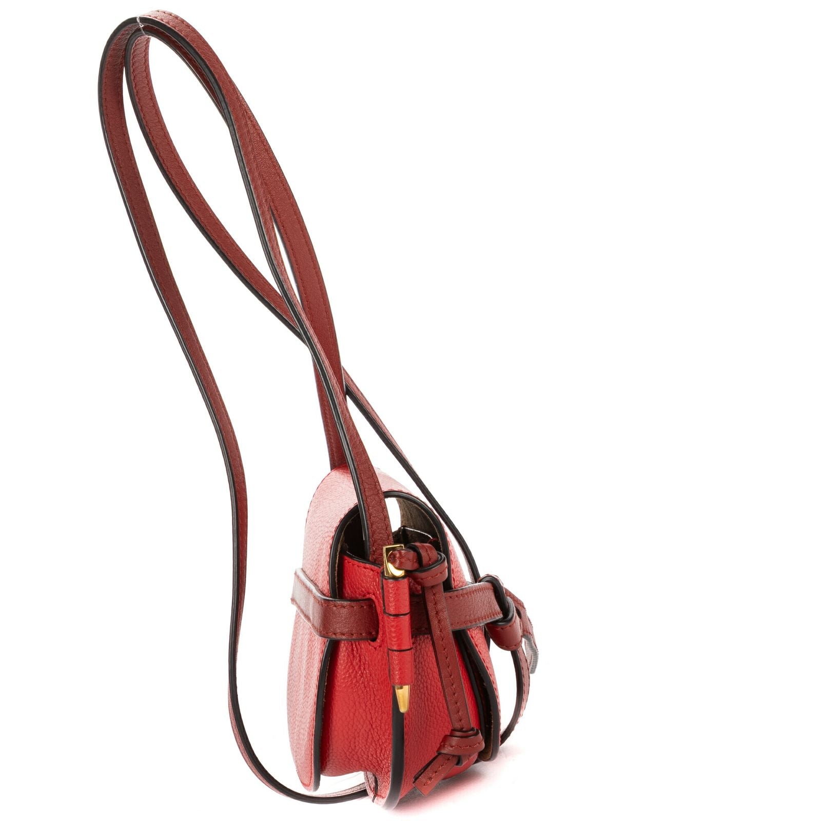 Loewe Mini Faux Crossbody Red Grain Calf Skin Leather — view 4