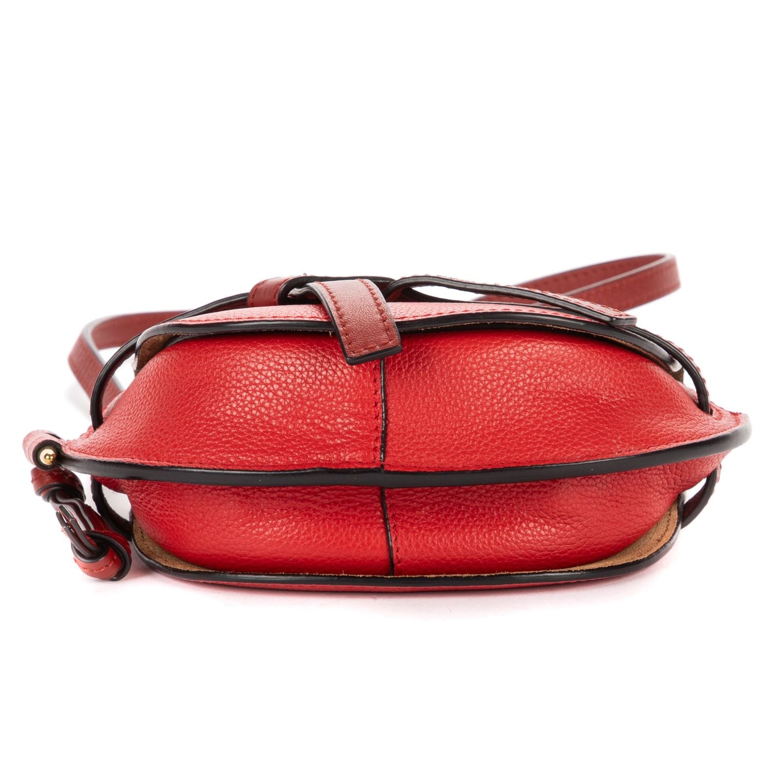 Loewe Mini Faux Crossbody Red Grain Calf Skin Leather — view 6