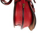 Loewe Mini Faux Crossbody Red Grain Calf Skin Leather — view 8