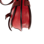 Loewe Mini Faux Crossbody Red Grain Calf Skin Leather — view 7