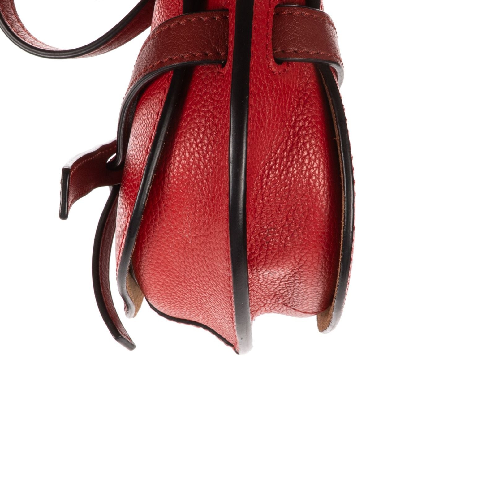 Loewe Mini Faux Crossbody Red Grain Calf Skin Leather — view 7
