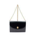 Celine Vintage Flap Crossbody Black Smooth Calfskin
