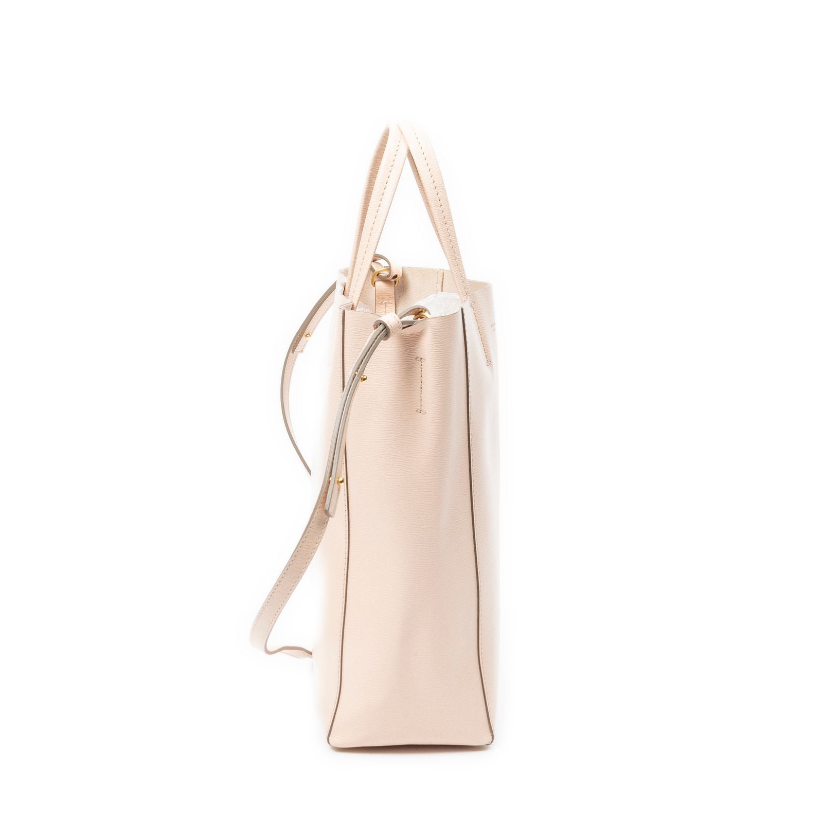 Celine Small Vertical Cover Tote Pink Gray Leather — view 4