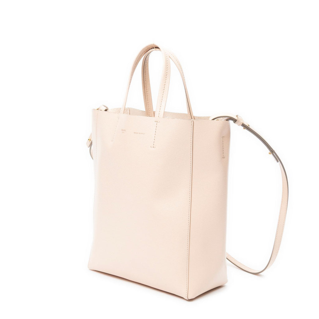 Celine Small Vertical Cover Tote Pink Gray Leather — view 2
