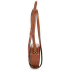 Celine Cuir Triomphe Oval Purse Brown Calfskin Leather Shoulder — view 3