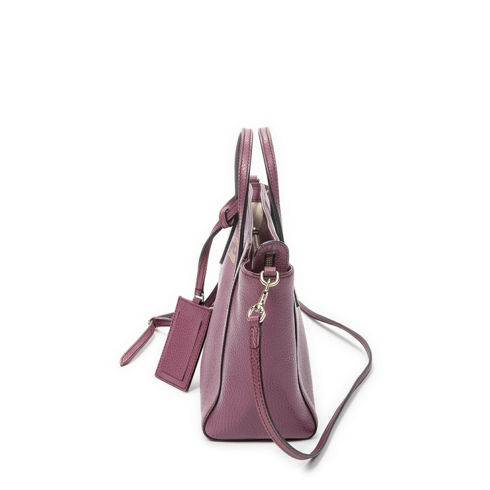 Gucci Mini Swing Tote Pink Grain Calf Skin Leather — view 3