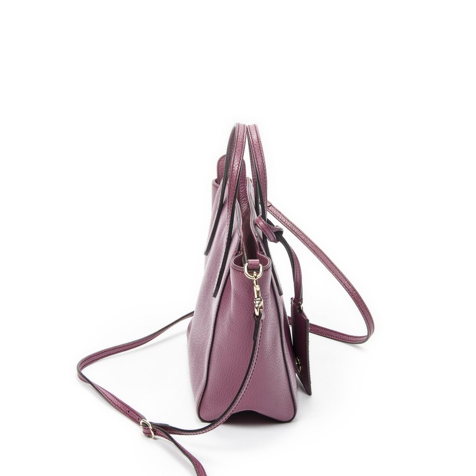 Gucci Mini Swing Tote Pink Grain Calf Skin Leather — view 4