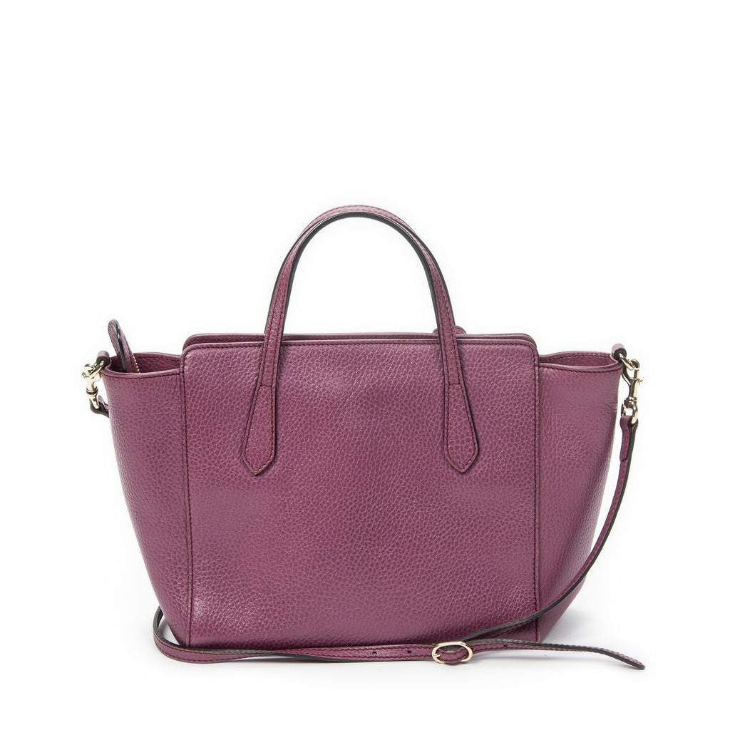 Gucci Mini Swing Tote Pink Grain Calf Skin Leather — view 5