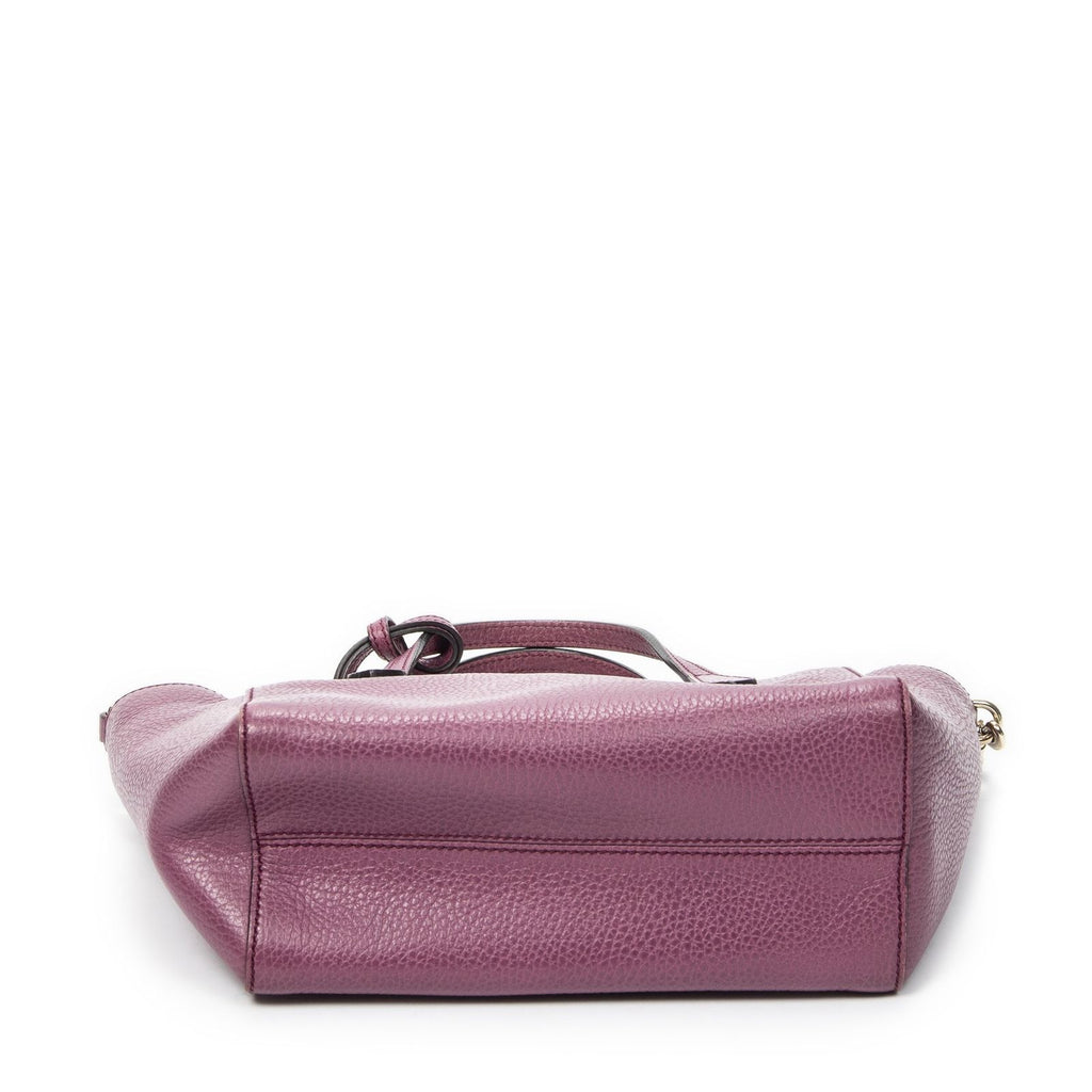 Gucci Mini Swing Tote Pink Grain Calf Skin Leather — view 6