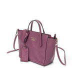 Gucci Mini Swing Tote Pink Grain Calf Skin Leather — view 2