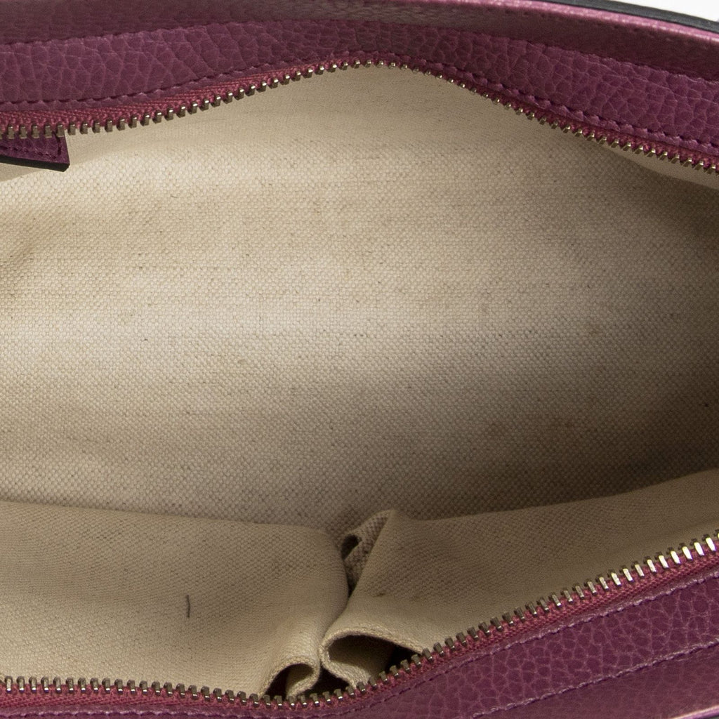 Gucci Mini Swing Tote Pink Grain Calf Skin Leather — view 9