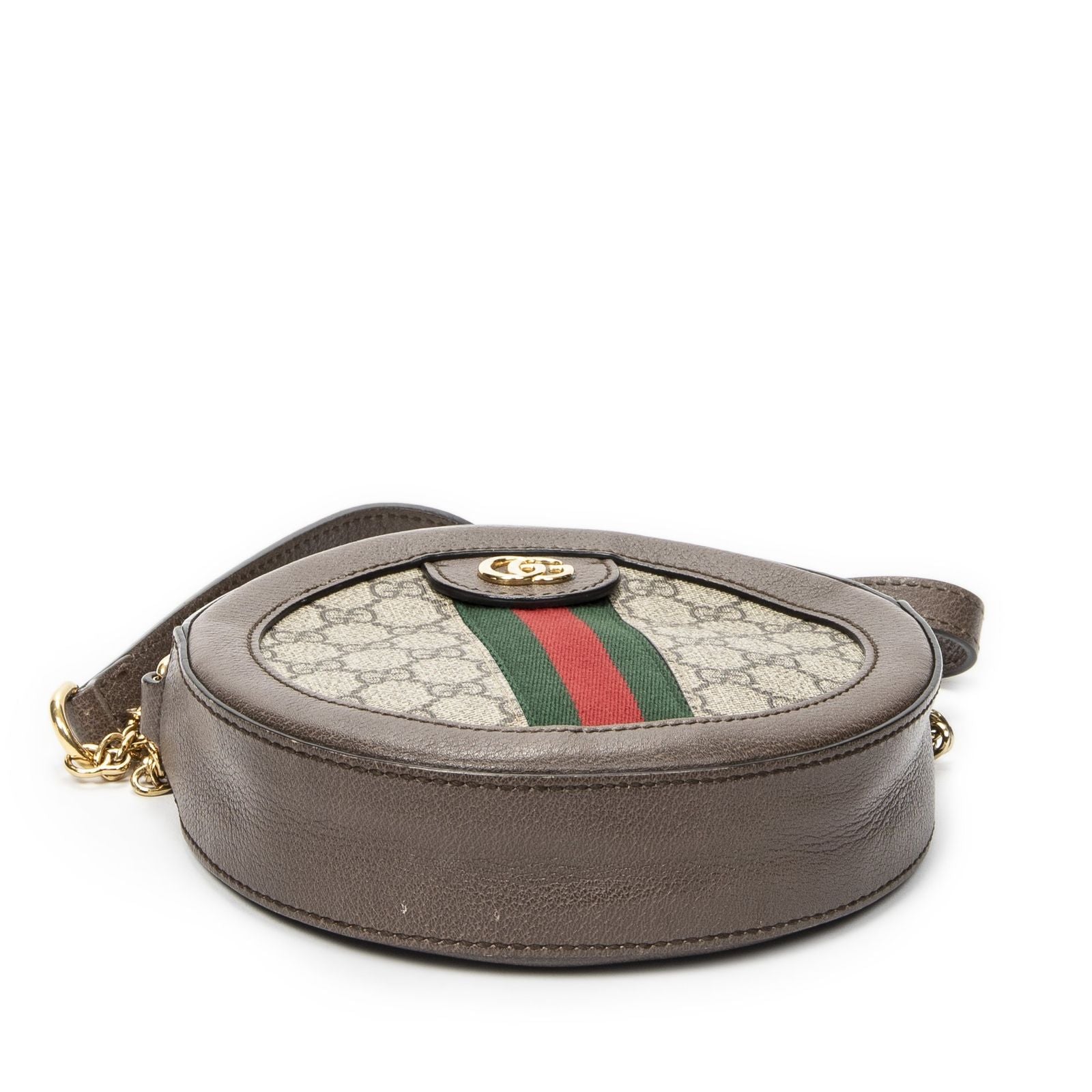Gucci Mini Web Ophidia Crossbody Beige Brown Supreme Canvas — view 6