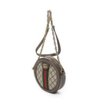Gucci Mini Web Ophidia Crossbody Beige Brown Supreme Canvas — view 2