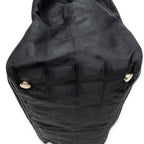 Chanel New Travel Line Medium Shopping Tote Black Nylon Canvas — view 7