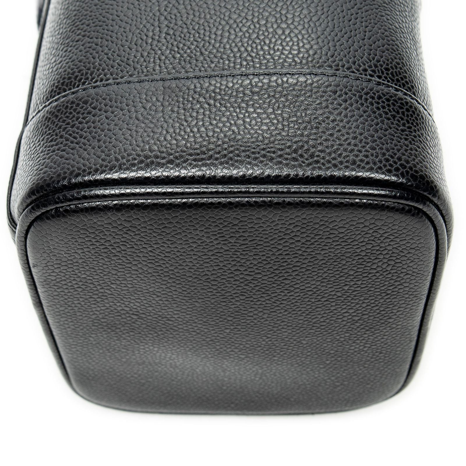 Chanel Timeless Tall Vanity Case Black Caviar Leather — view 8