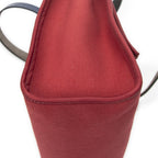 Hermes Herbag Zip Red Blue Toile Officier Handbag