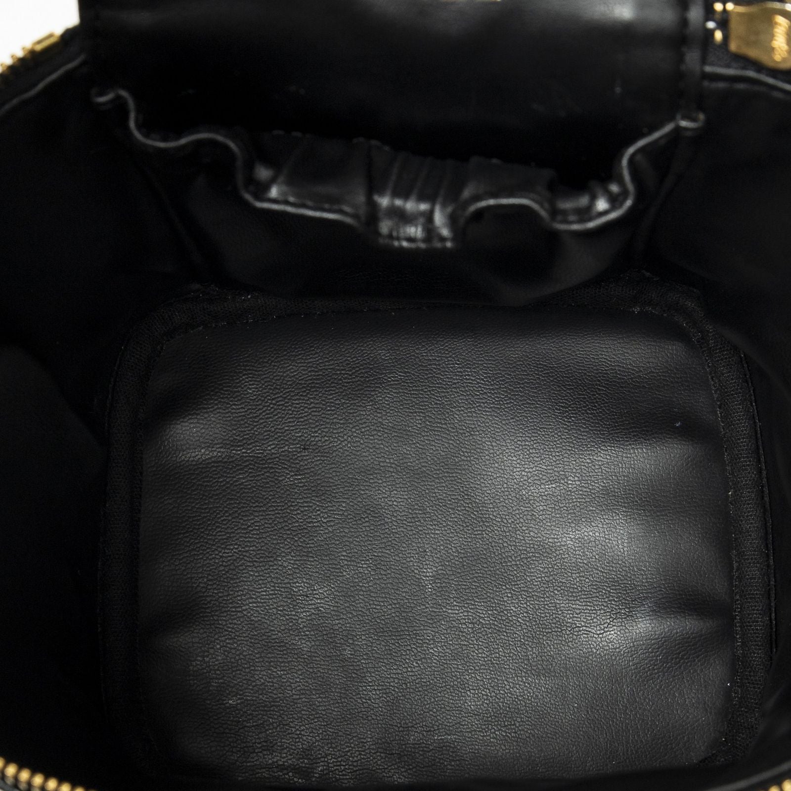 Chanel Timeless Tall Vanity Case Black Caviar Leather — view 9