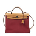 Hermes Herbag Zip Red Tantoile Officier Handbag