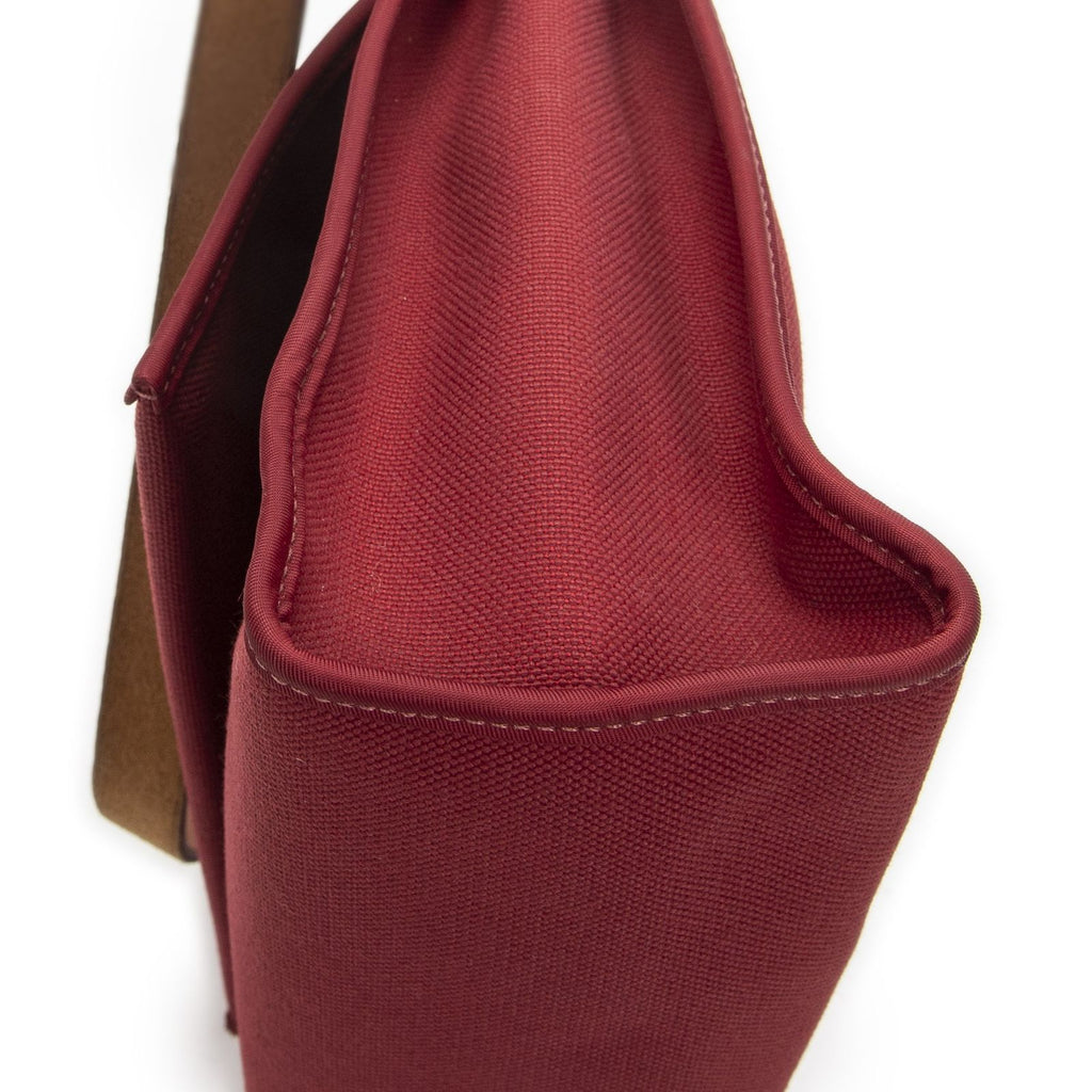 Hermes Herbag Zip Red Tantoile Officier Handbag — view 7