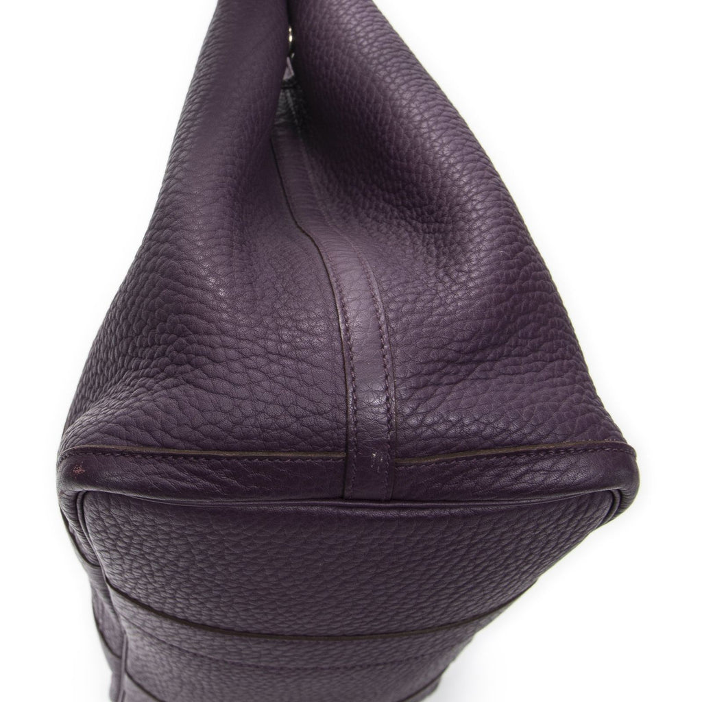 Hermes Garden Party Purple Negonda Leather — view 7