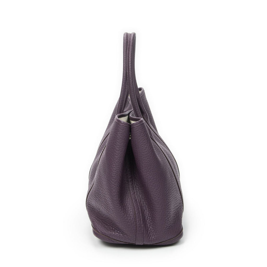 Hermes Garden Party Purple Negonda Leather — view 4