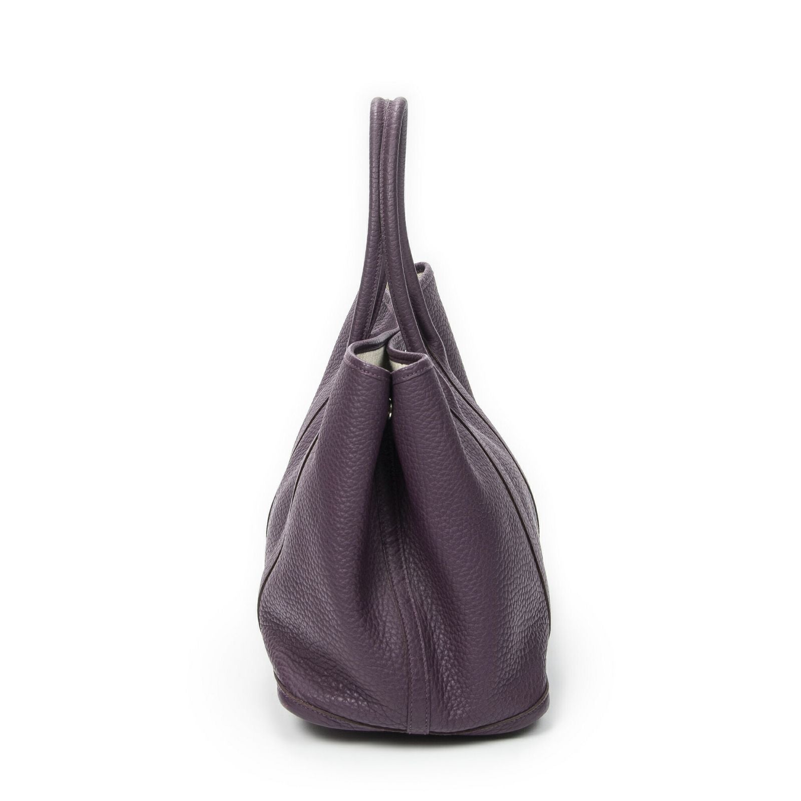Hermes Garden Party Purple Negonda Leather — view 4