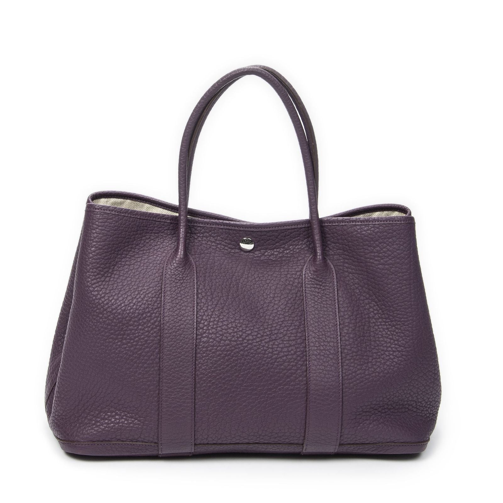 Hermes Garden Party Purple Negonda Leather