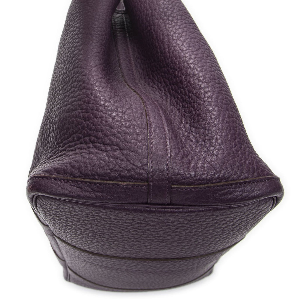 Hermes Garden Party Purple Negonda Leather — view 8