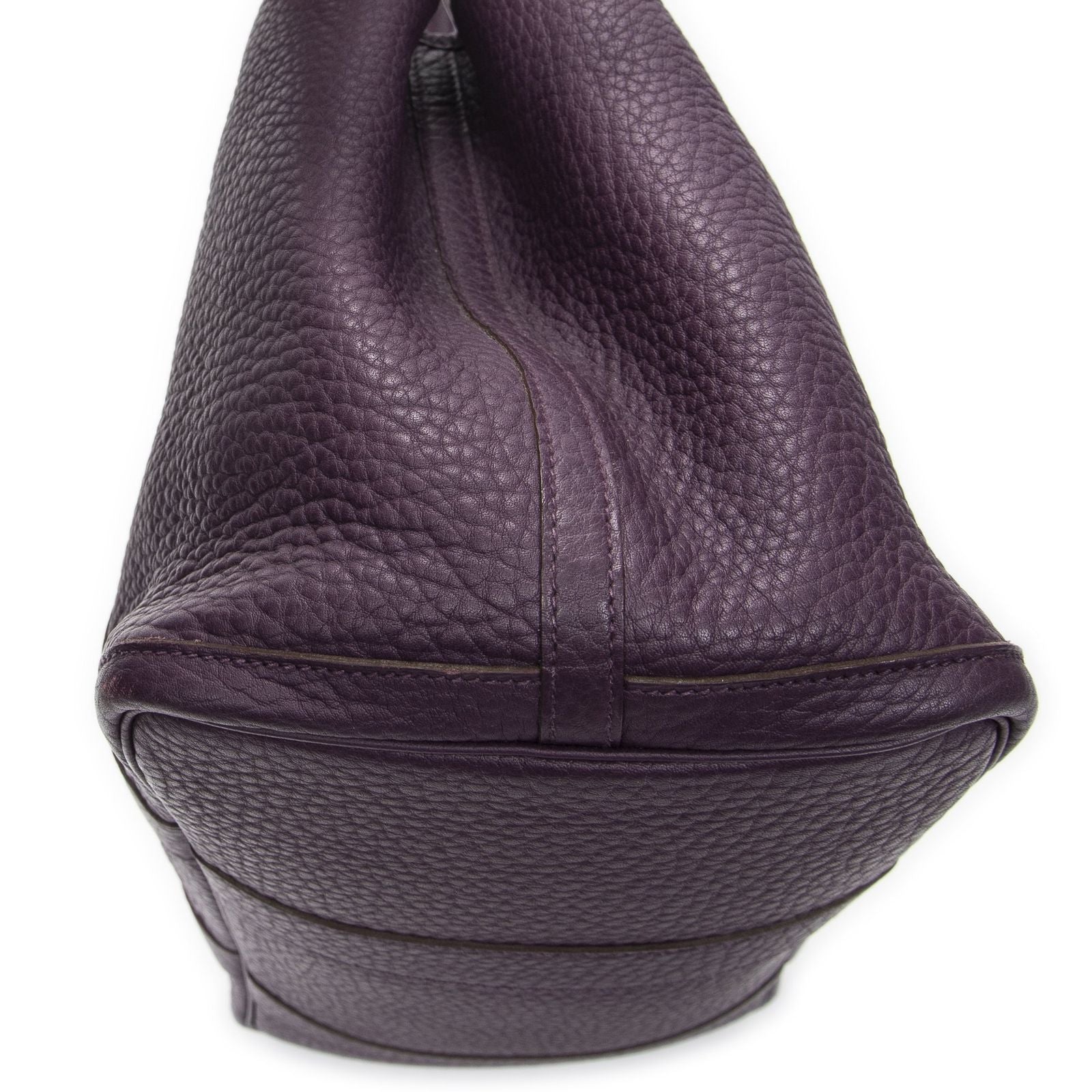 Hermes Garden Party Purple Negonda Leather — view 8
