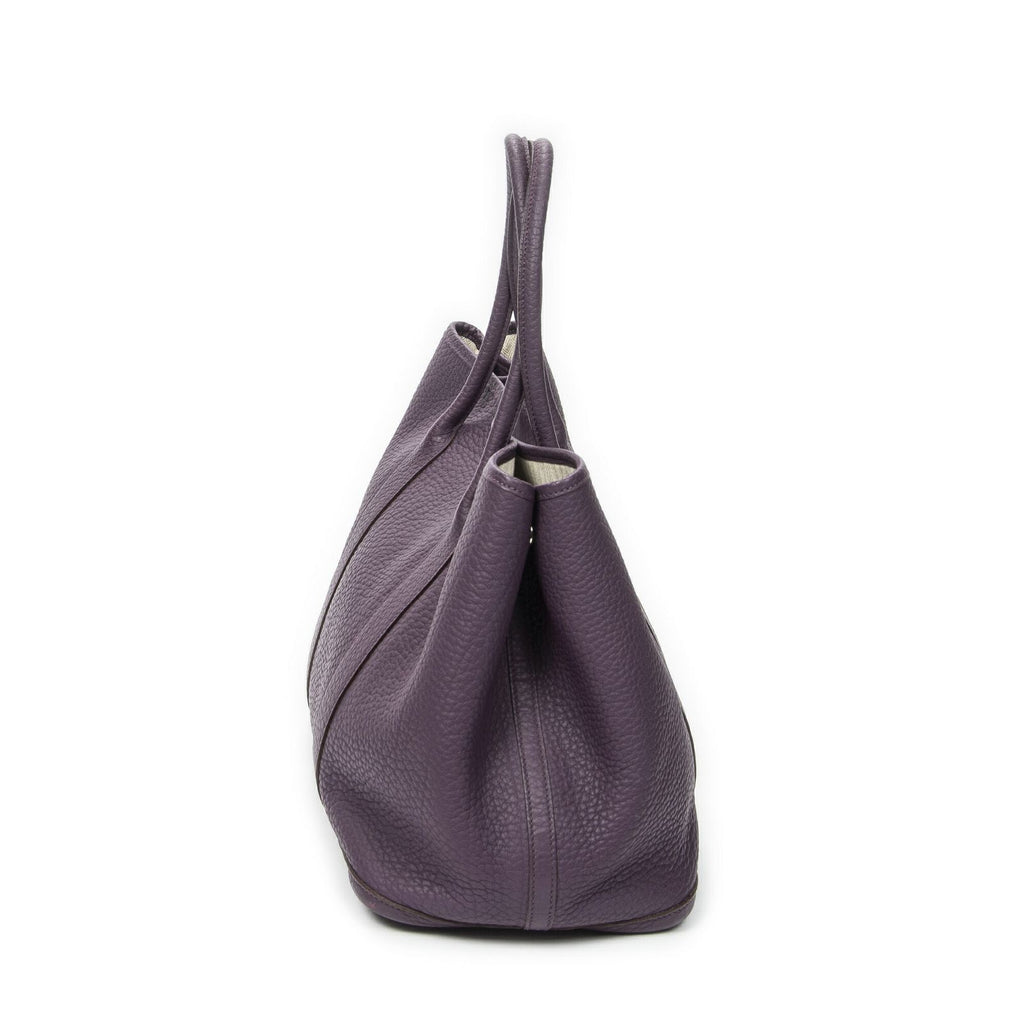 Hermes Garden Party Purple Negonda Leather — view 3