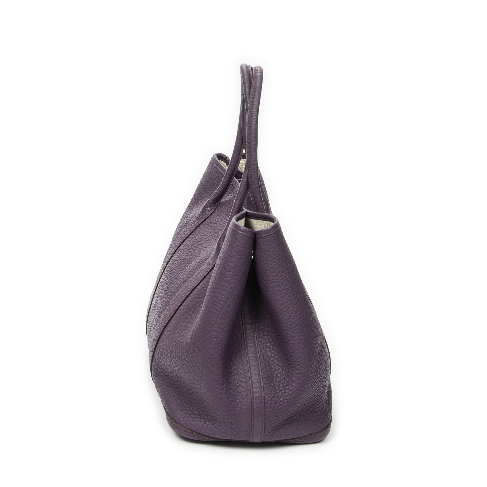 Hermes Garden Party Purple Negonda Leather — view 3