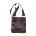Loewe Anagram Flat Crossbody Brown Calfskin Leather