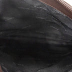 Loewe Anagram Flat Crossbody Brown Calfskin Leather — view 9