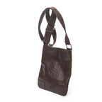 Loewe Anagram Flat Crossbody Brown Calfskin Leather — view 2