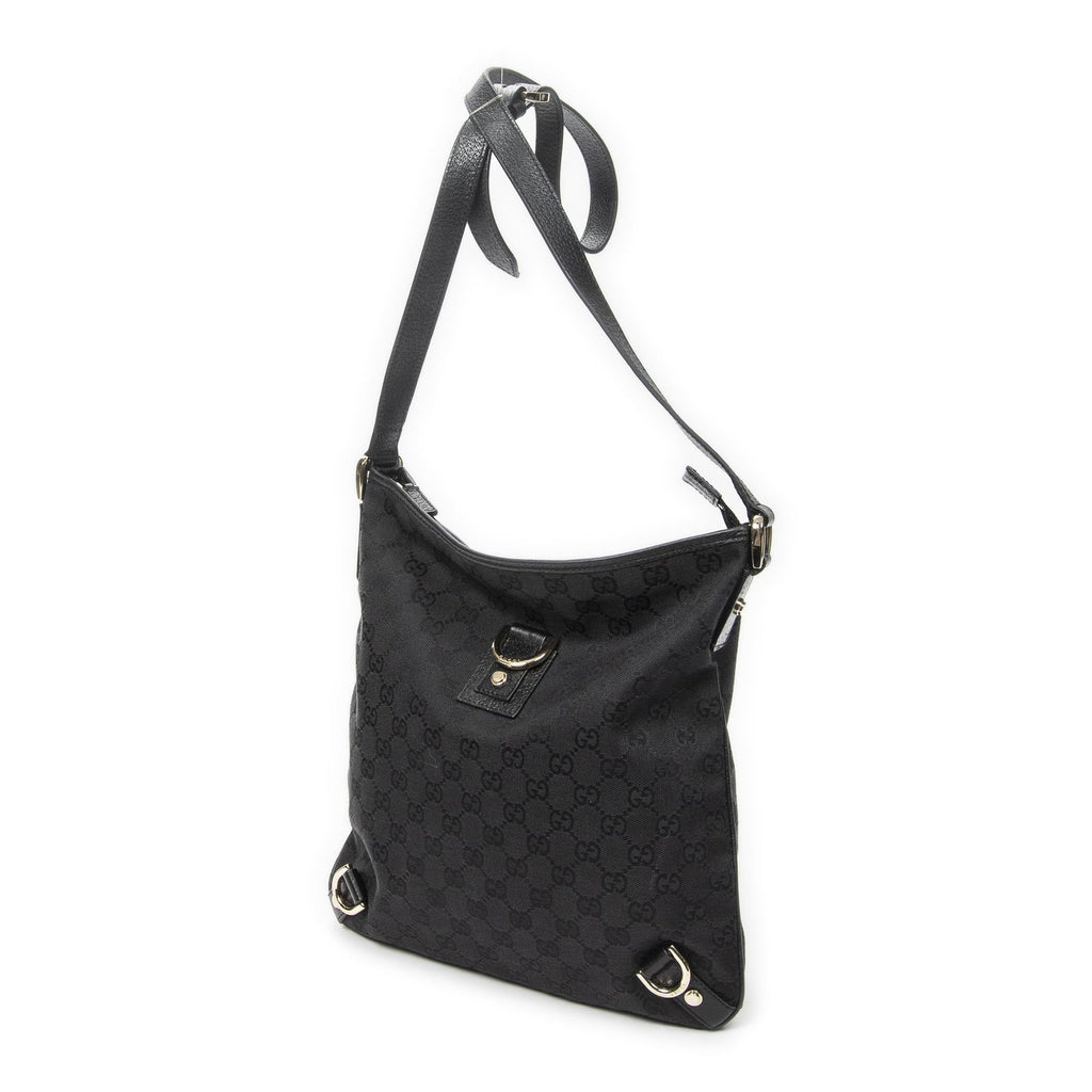 Gucci Abbey Crossbody Black GG Canvas — view 2