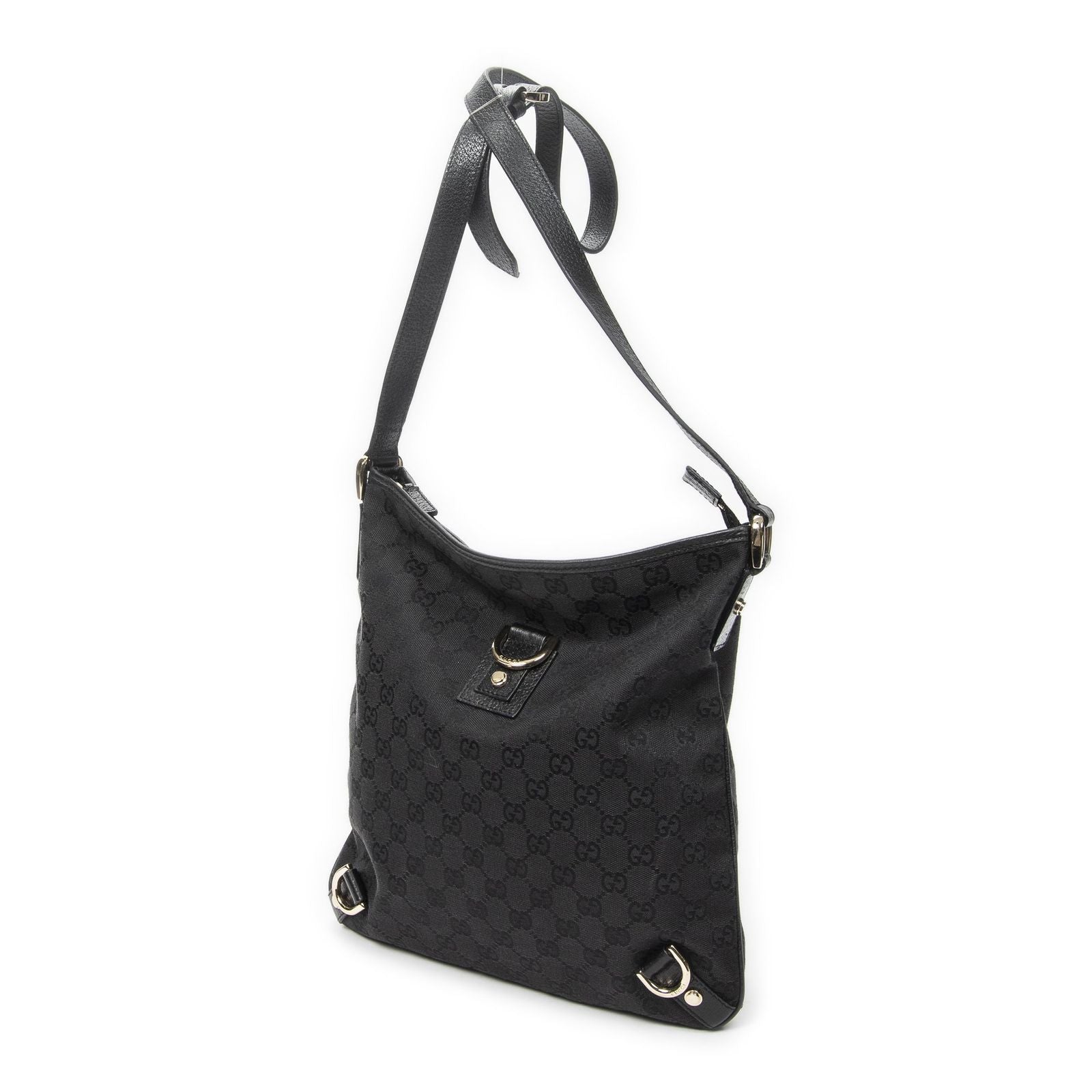 Gucci Abbey Crossbody Black GG Canvas — view 2