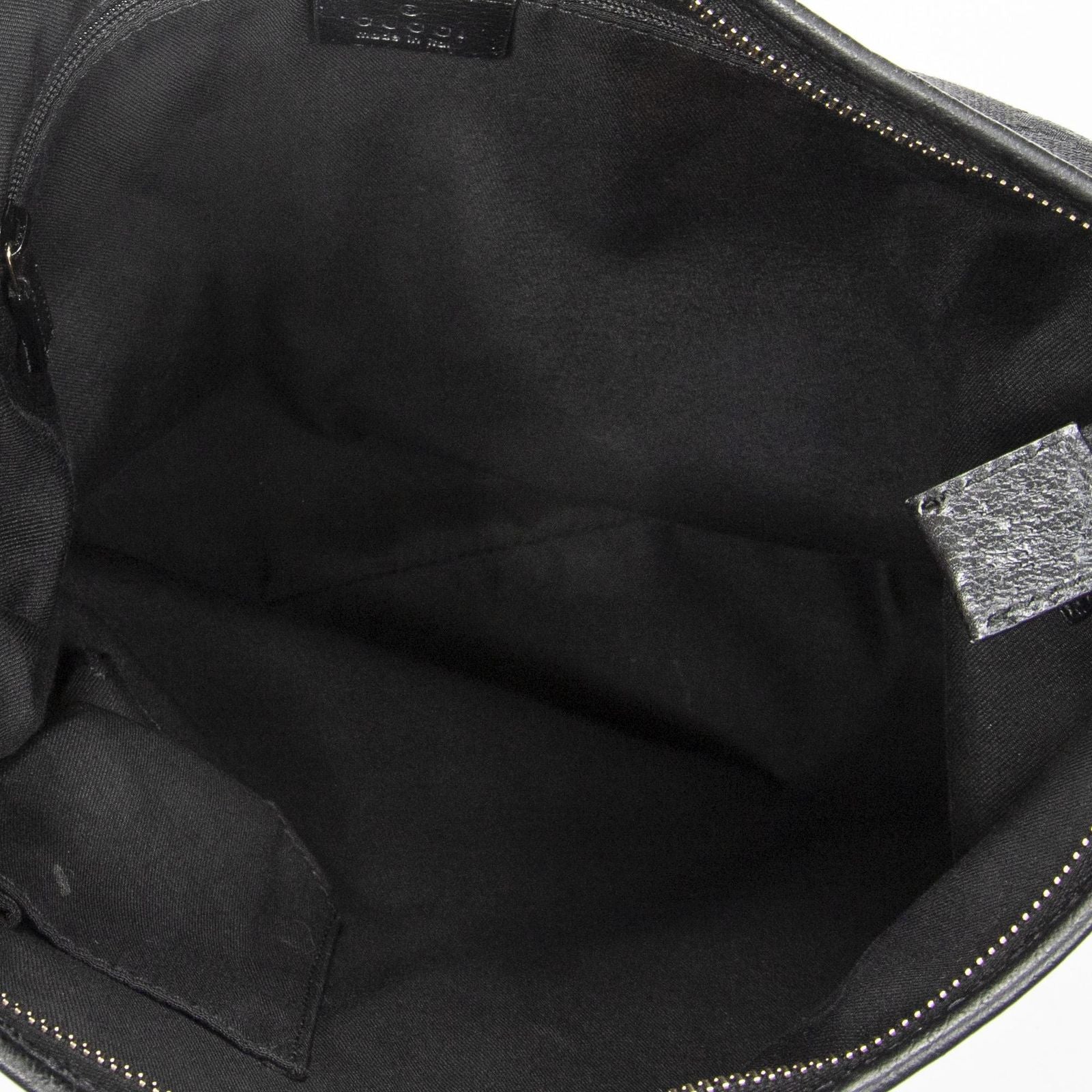 Gucci Abbey Crossbody Black GG Canvas — view 9
