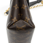 Louis Vuitton Saint Placide Burgundy Brown Monogram Canvas Shoulder — view 7