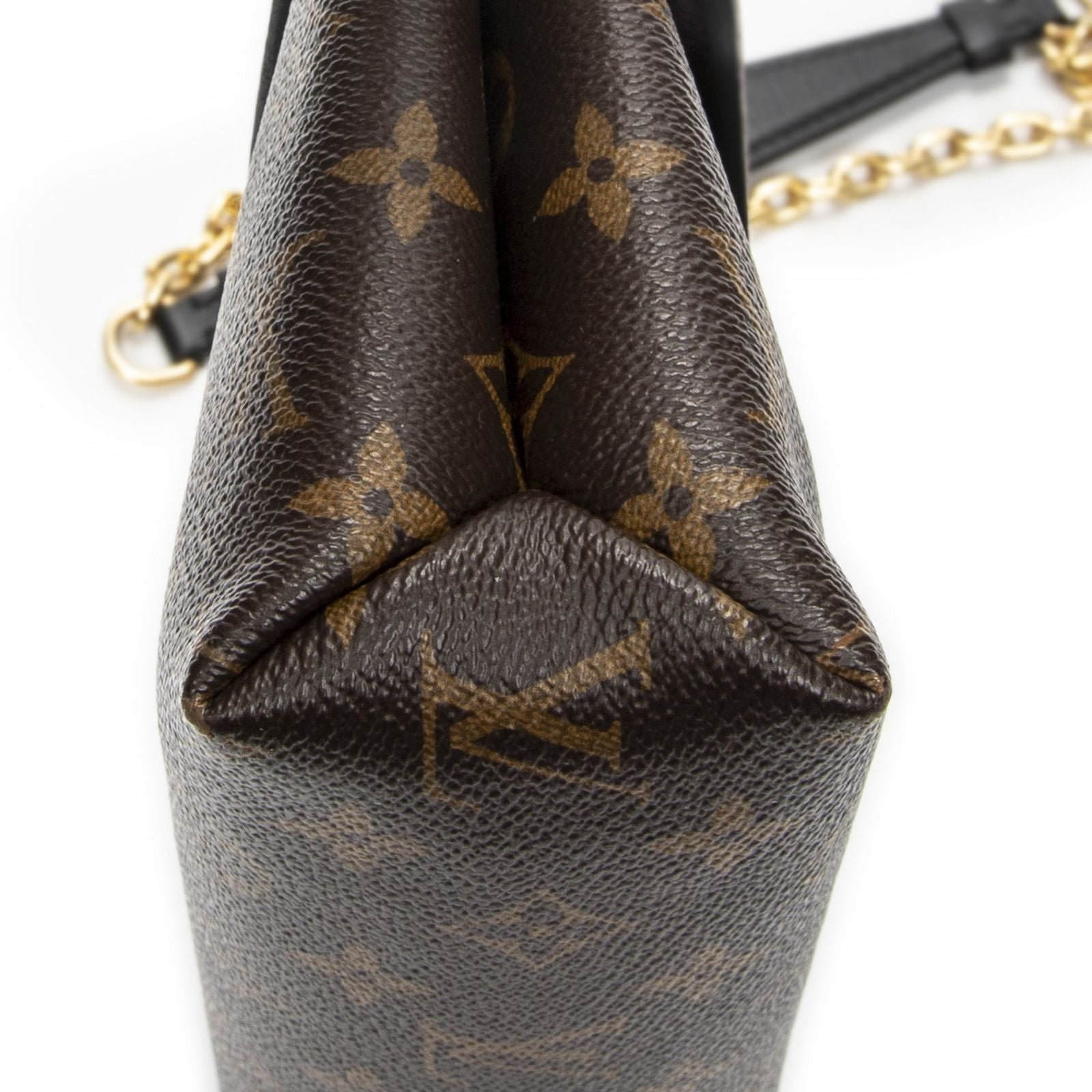 Louis Vuitton Saint Placide Burgundy Brown Monogram Canvas Shoulder — view 7