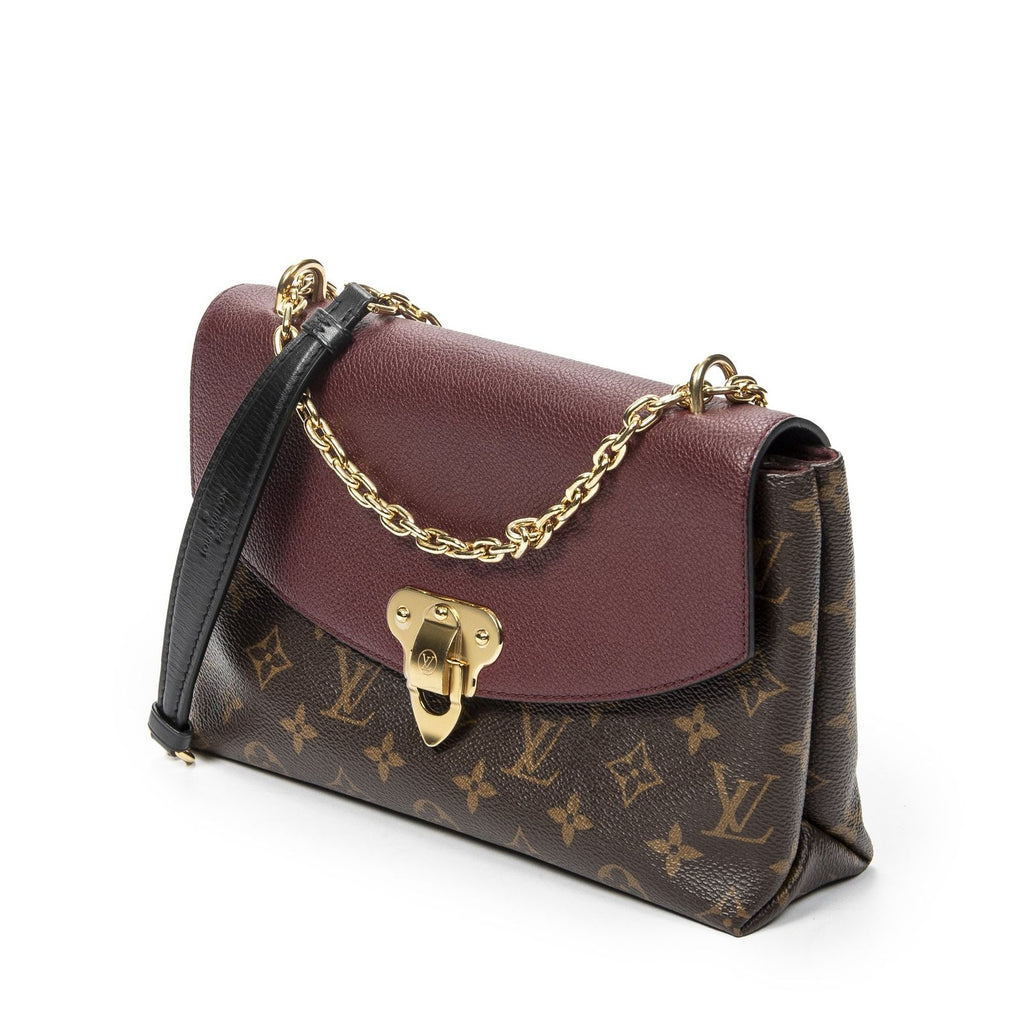 Louis Vuitton Saint Placide Burgundy Brown Monogram Canvas Shoulder — view 2