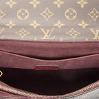 Louis Vuitton Saint Placide Burgundy Brown Monogram Canvas Shoulder — view 9