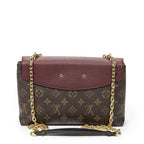 Louis Vuitton Saint Placide Burgundy Brown Monogram Canvas Shoulder — view 5