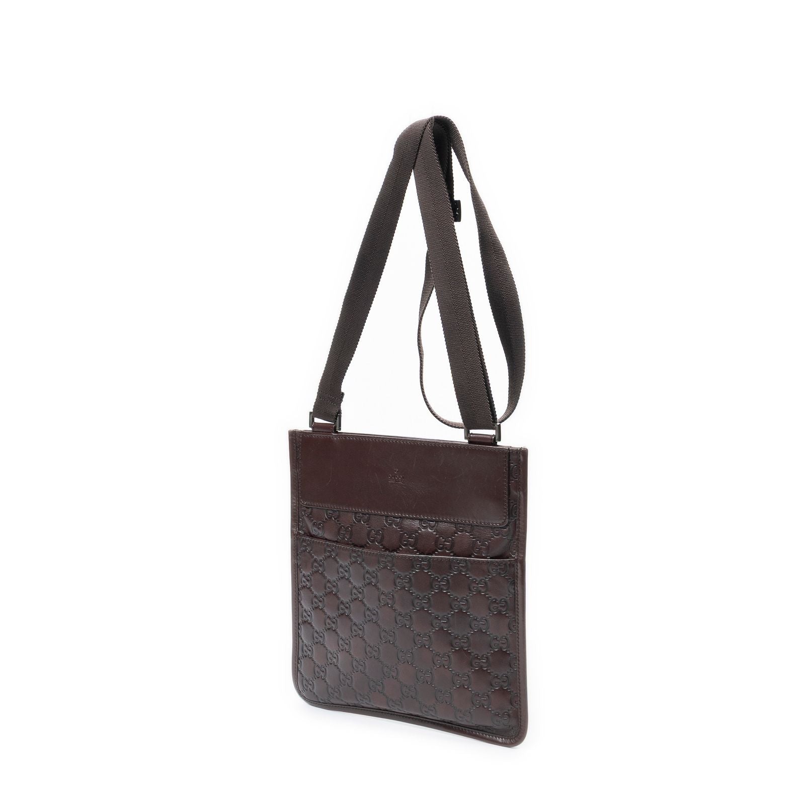 Gucci Small Messenger Brown Guccissima