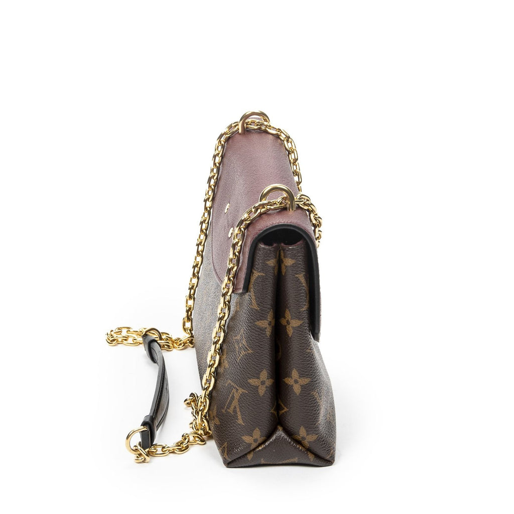 Louis Vuitton Saint Placide Burgundy Brown Monogram Canvas Shoulder — view 4