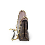 Louis Vuitton Saint Placide Burgundy Brown Monogram Canvas Shoulder — view 4